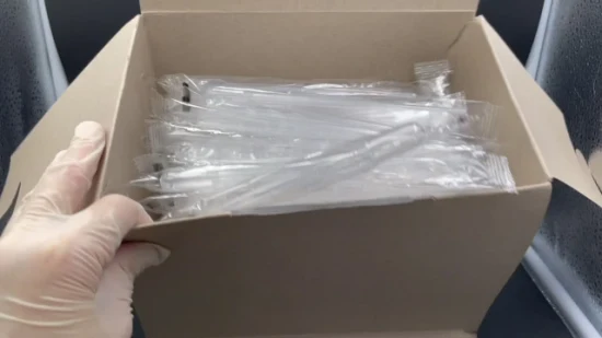 Pipette de transfert médical Pipette Pasteur en plastique