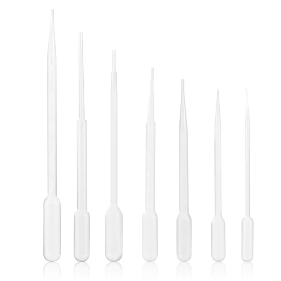 Pipette Pasteur jetable compte-gouttes 1 ml 2 ml 3 ml Pipette Pasteur de transfert en plastique pour laboratoire