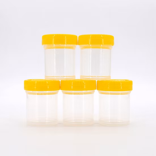 Conteneur d'échantillons en plastique Conteneur d'échantillons de tabouret