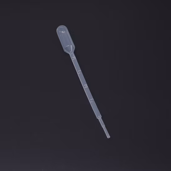 Matériel médical en plastique Laboratoire PP Matériel Compte-gouttes gradué jetable 1 ml 2 ml 3 ml Pipettes de transfert stériles transparentes transparentes OEM